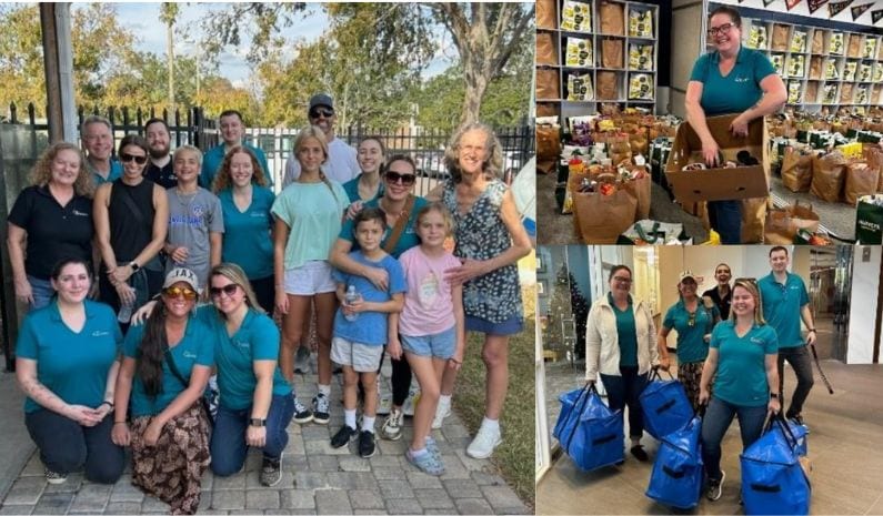 Giving Thanks while giving back to our community